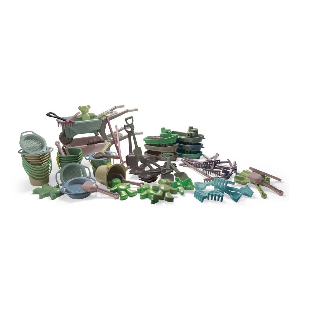 Green Bean Sand- und Wasser-Set 80 Teile