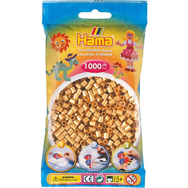 1.000 HAMA-Perlen, gold