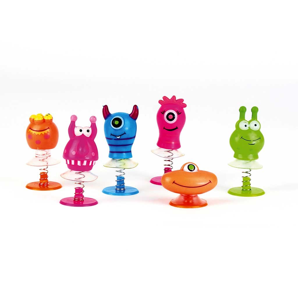 Springmonster, 6er Set Produktgröße: 2,5 x 2,5 x 6 cm