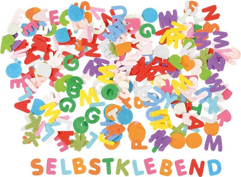 Filzbuchstaben 300 Stück, 3 cm, selbstklebend