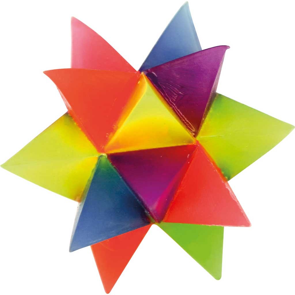 Leuchtflummi Kristall Ø 5,5 cm