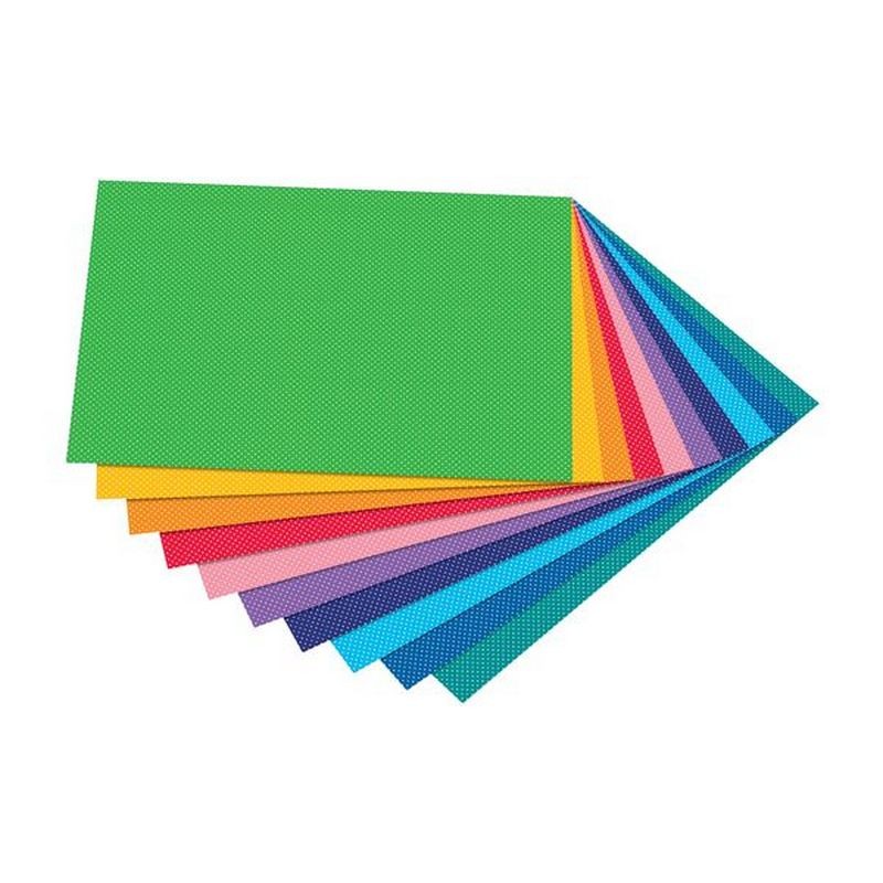 Motivkarton 270g/m², 50x70cm, 10 Bogen Punkte klein