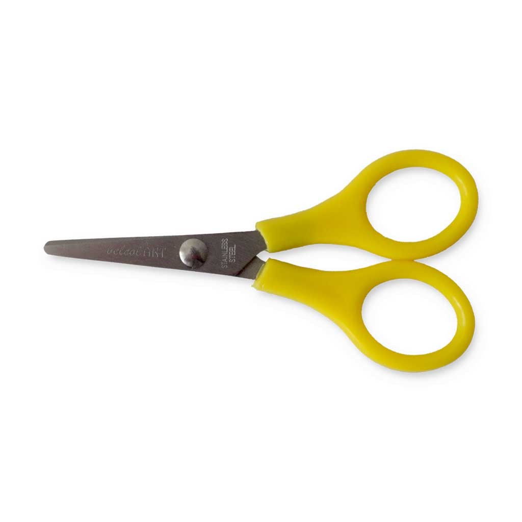 Kinderschere 9cm lang, beidseitiger Schliff mit 2,7cm Klinge, (Bastelkäfer Baby)