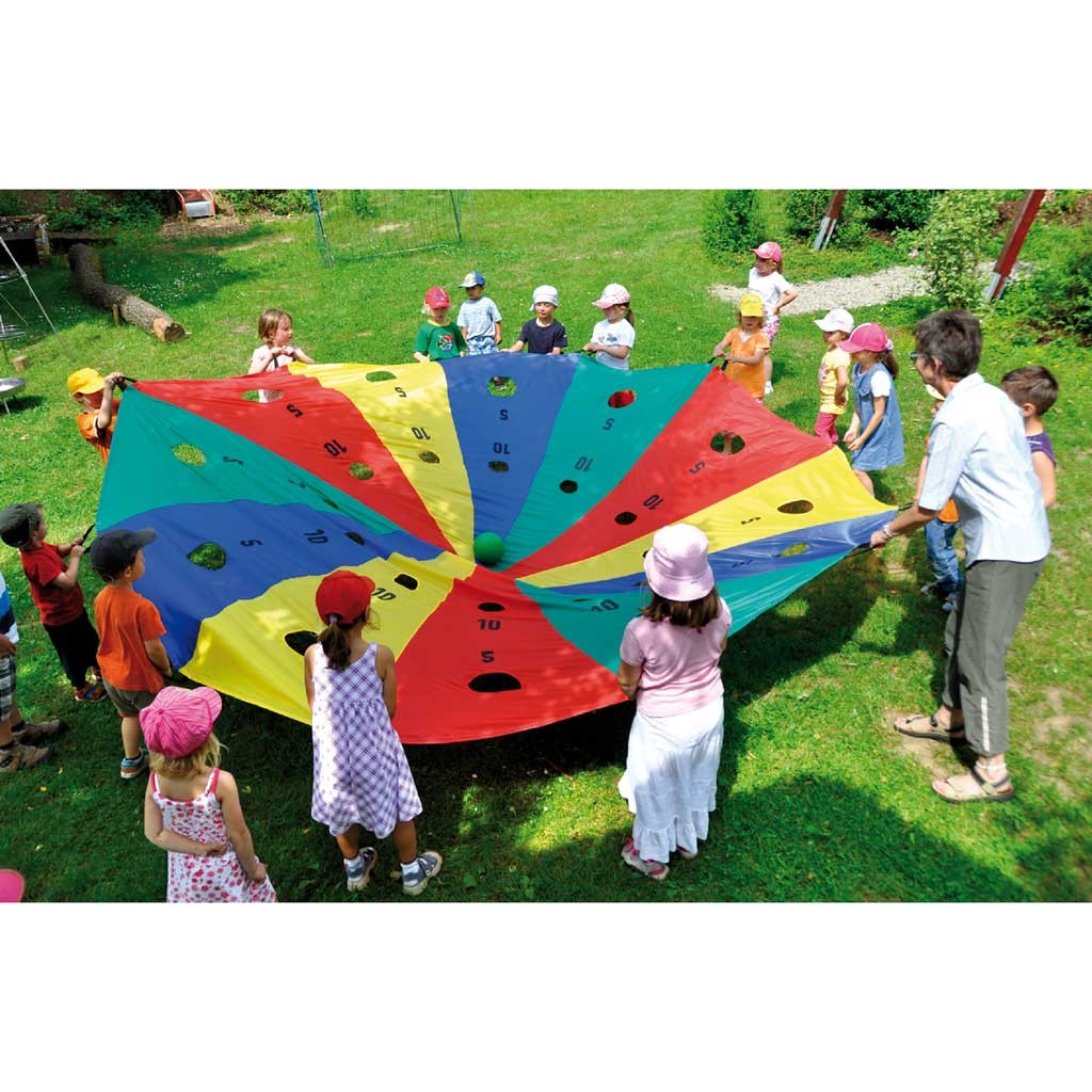 Schwungtuch mit Ziellöchern Ø 300cm