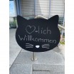 Outdoortafeln, 3er Set, Wal, Teddy, Katze