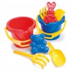 Eimer-Set im Netz 4 Teile Höhe 20 cm