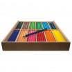 edu³ Jumbo tri Farbstift Schulbox Holz H144 Box 144 Stück in 12 Farben