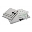 10 x Sammelmappe aus Graupappe, DIN A3 ohne Druck, mit Band
