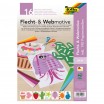 Flecht- & Webmotive Set, DIN A4, 16 Blatt sortiert inkl. 190 Papierstreifen