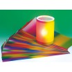 Regenbogentransparentpapier 115g/m² 22x51cm, 25 Bogen, sortiert