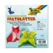 Transparentpapier-Faltblätter 42g/m² 15x15cm, 500 Blatt, farbig sortiert