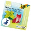 Transparentpapier-Faltblätter 42g/m² 20x20cm, 500 Blatt, farbig sortiert