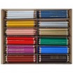 belcolART FARB GIGANT Ergänzungsfarben, 180 Stifte im recyceltem Karton, in 12 Farben sortiert