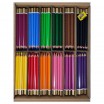 belcolART TRIGON GIGANT Grundfarben, 180 Stifte im recyceltem Karton, in 12 Farben sortiert