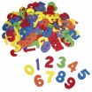 Moosgummi Zahlen groß Inhalt: 150 Stück in 6 Farben, 5cm groß