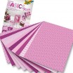 Motivkarton 270g/m², 50x70cm, 10 Bogen BASICS ROSA sortiert