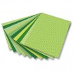 Motivkarton 270g/m², 50x70cm, 10 Bogen BASICS GRÜN sortiert