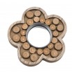 3D-Teelichthalter Blume Größe: 90×90×17 mm