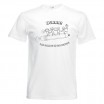 T-Shirt, weiß, Größe: 140 mit Druck Rakete Fruit of the Loom Kids