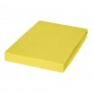 Jersey Kinder Spannbetttuch 70x140cm hellgelb