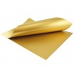 Tonpapier 130g/m², 50x70cm, 10 Bogen gold glänzend